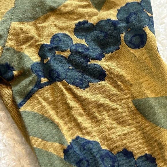 NWT Kate Quinn Blueberry Print Leggings - Picture 2 of 4